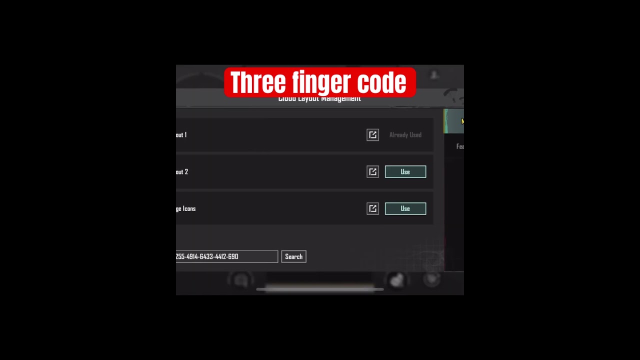 Unfair Three Finger Control Code + Speed Joystick #pubgm #pubgmobile #bgmi