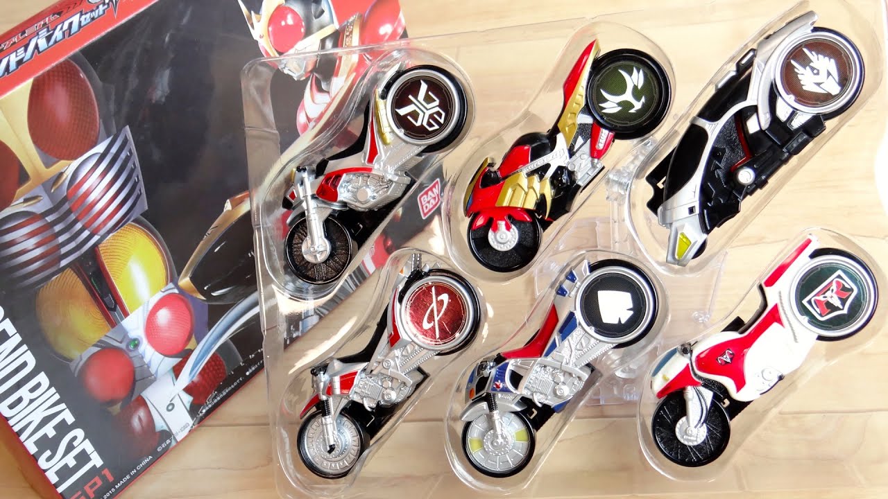 平成ライダーのバイクがシフトカー化！プレバン限定 シグナルレジェンドバイクセット コンプリートBOX GP1セットをレビュー！ガシャポンシフトカープレミアム