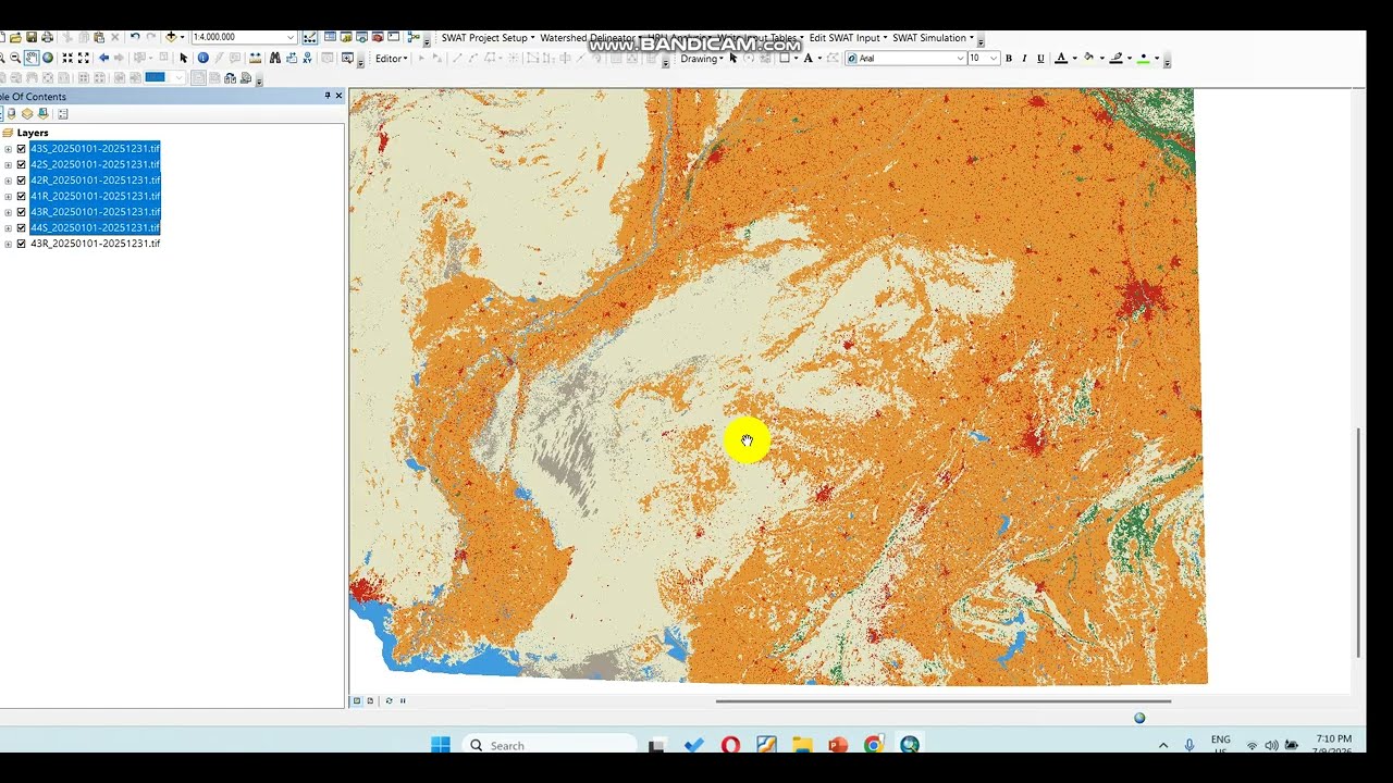 How to download land cover for 2017 to 2025