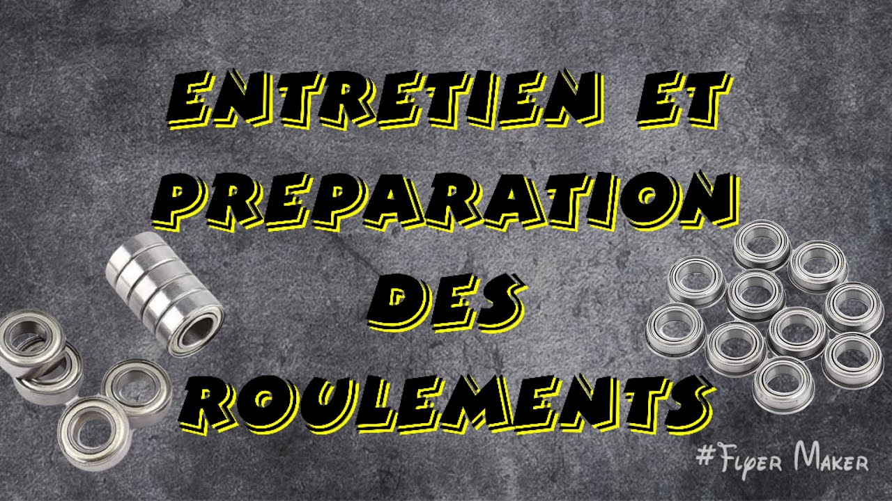 Entretien des roulements Tamiya / clean your Tamiya bearings