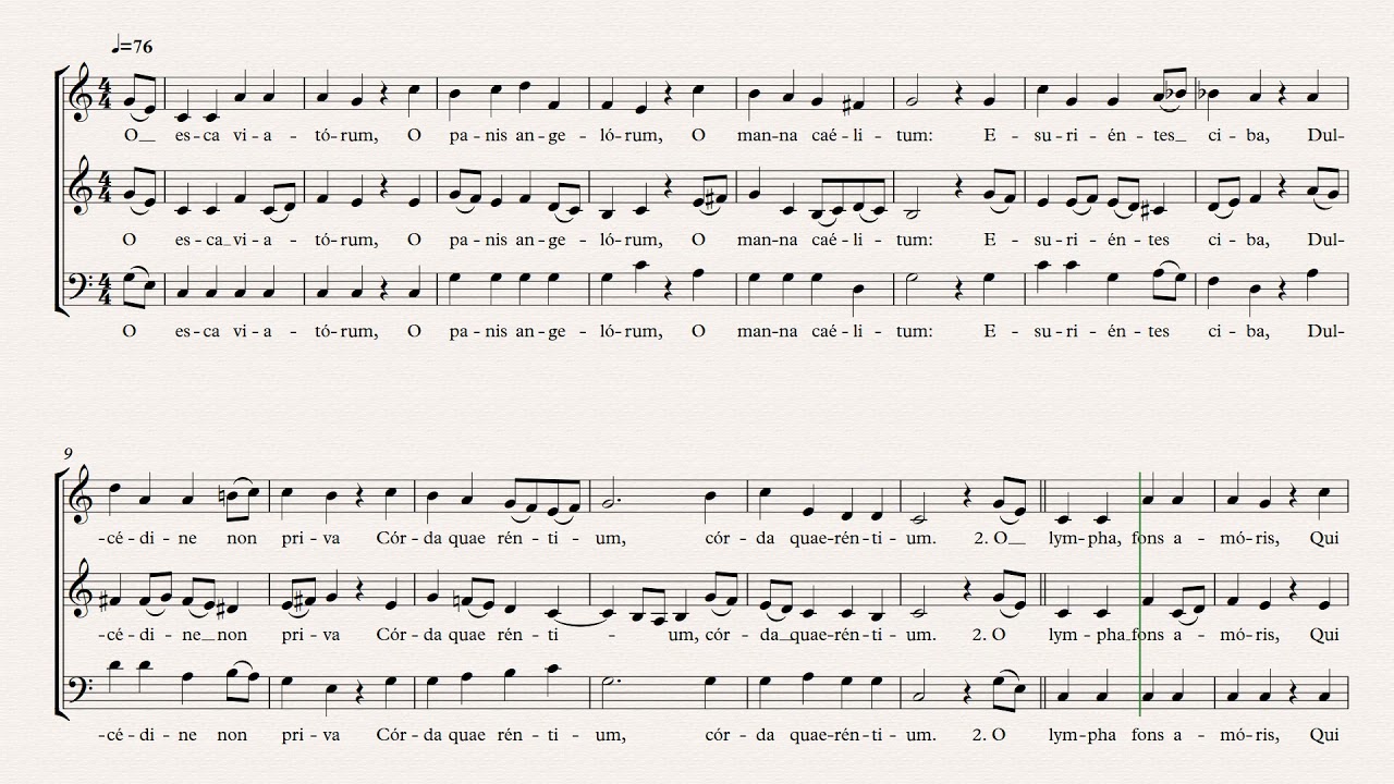O esca viatorum SAB | M. Haydn