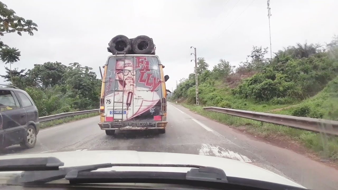 Route de côte d'Ivoire, Abidjan à Affery ( la route qui traverse la région de l'Est )