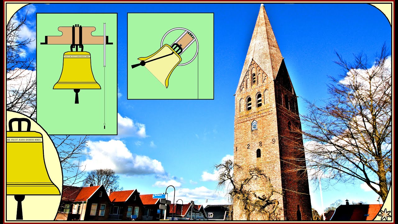 Schildwolde Groningen: Klokken aan krukassen vs. rechte luidassen