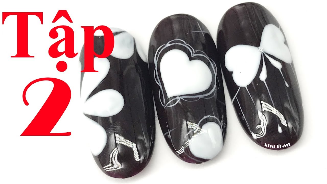 Học Vẽ Cọ Nét Bài 2 | Học Nail Cơ Bản