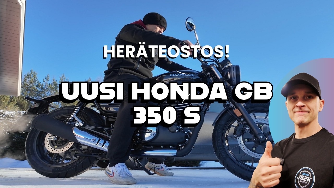 HERÄTEOSTOS MP-MESSUILTA: UUSI HONDA GB 350 S! 🏍️