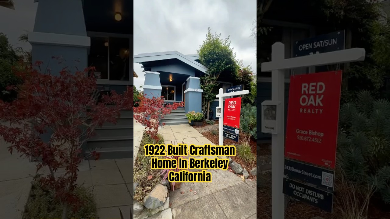 1922 Craftsman Home In The Poets Corner Neighborhood Of Berkeley California #berkeleyrealestate