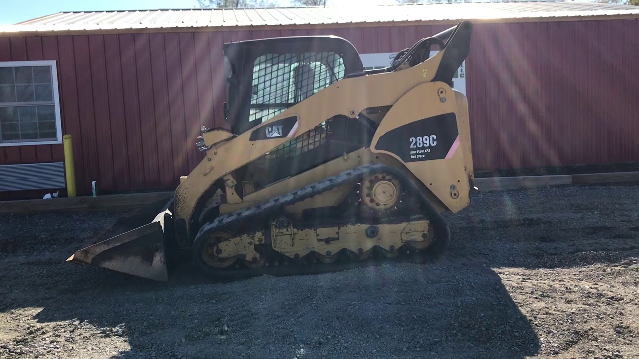 Caterpillar 289C Tracked Skid Steer Loader!