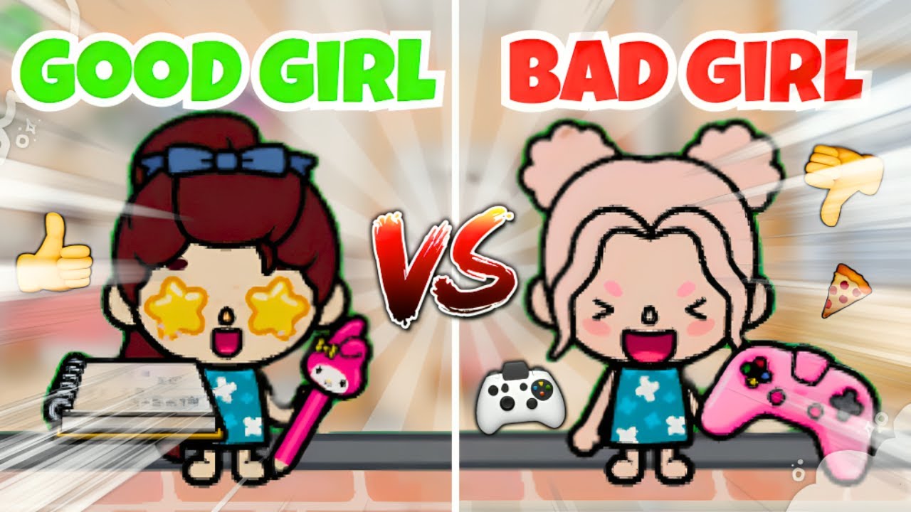 Good girl vs Bad girl | Toca Boca | Avatar World 🌍 | #avatarworld #story #tocaworld #kidsgames #pazu