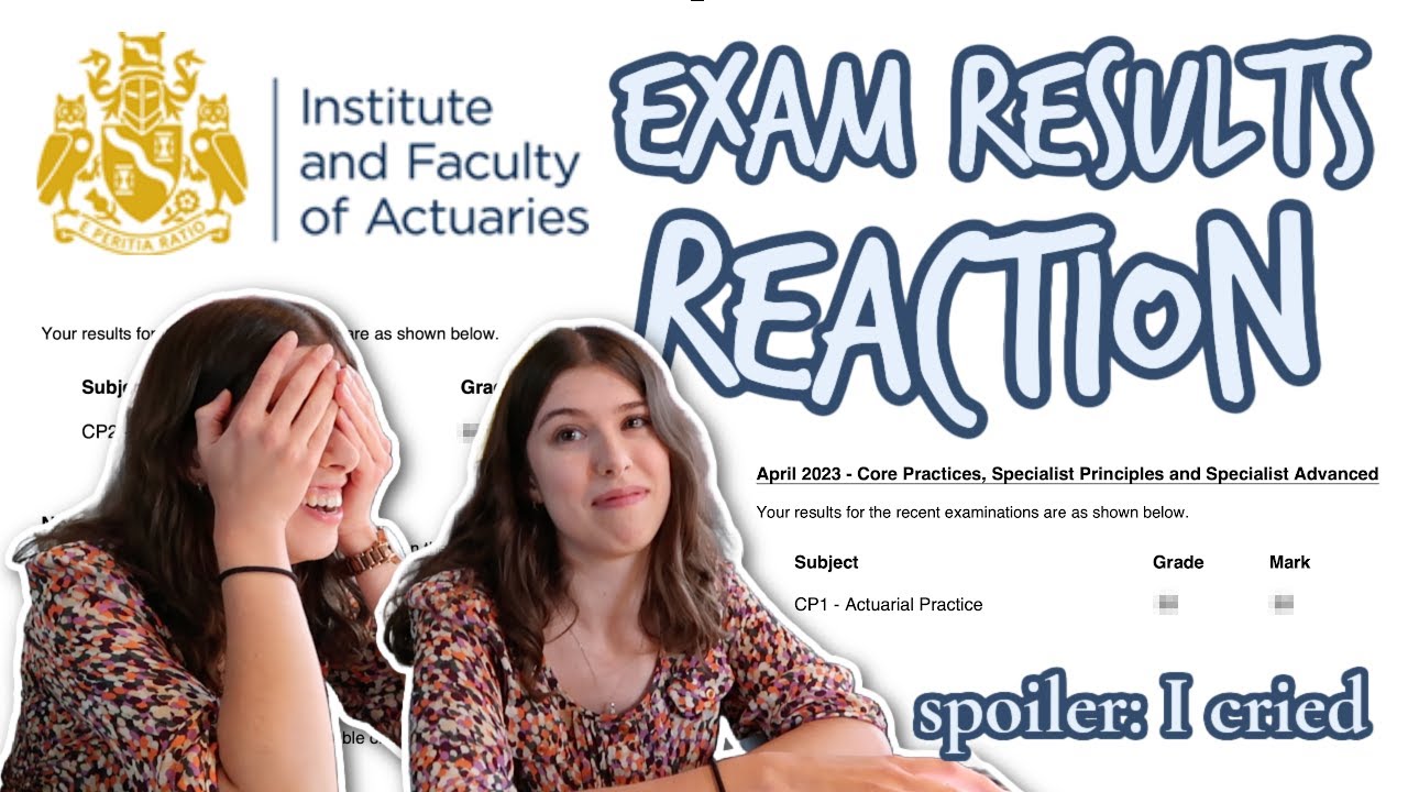 EXAM RESULTS REACTION (student actuary IFoA). This was tough.