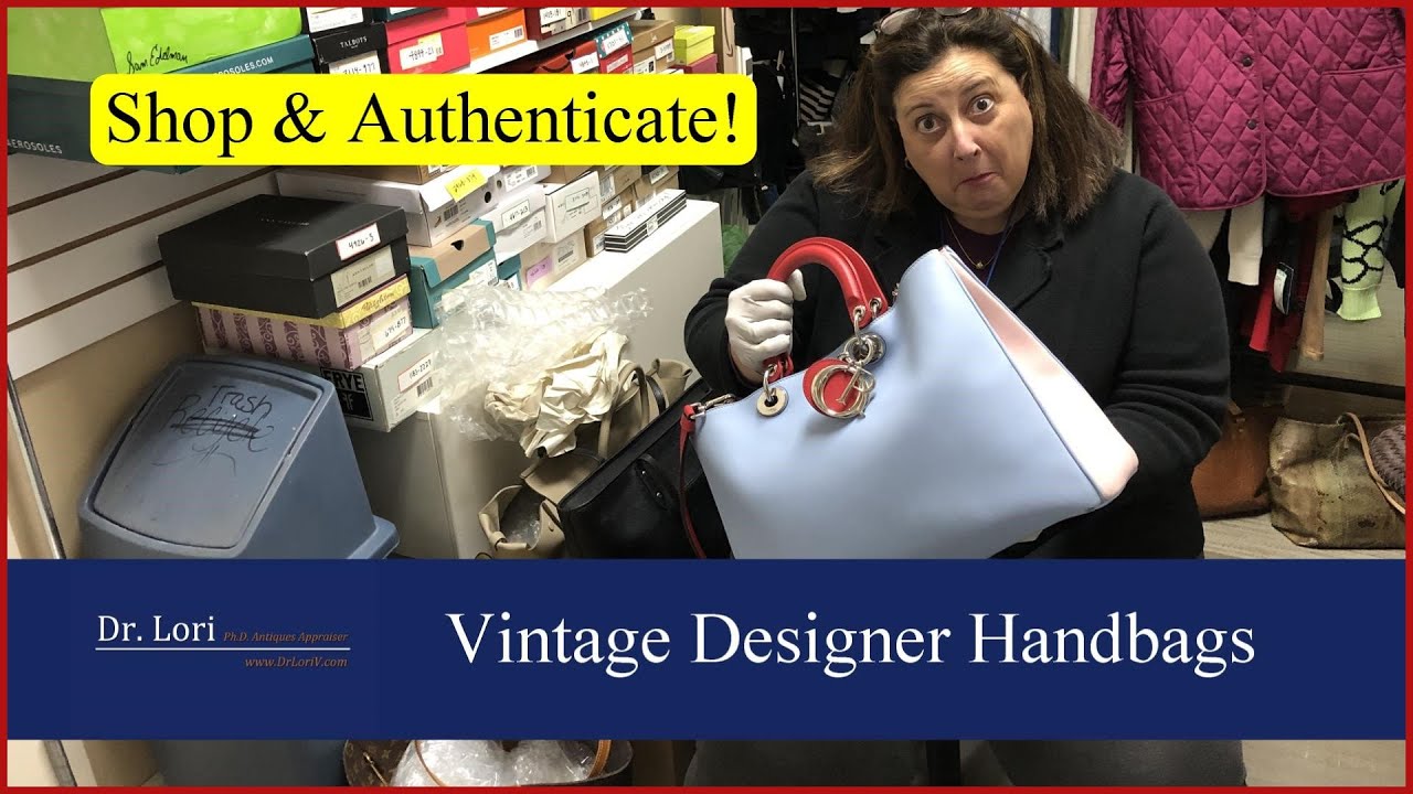 Shop & Authenticate! Vintage Gucci, Christian Dior, Burberry, Cartier Handbags, Thrift with Dr. Lori