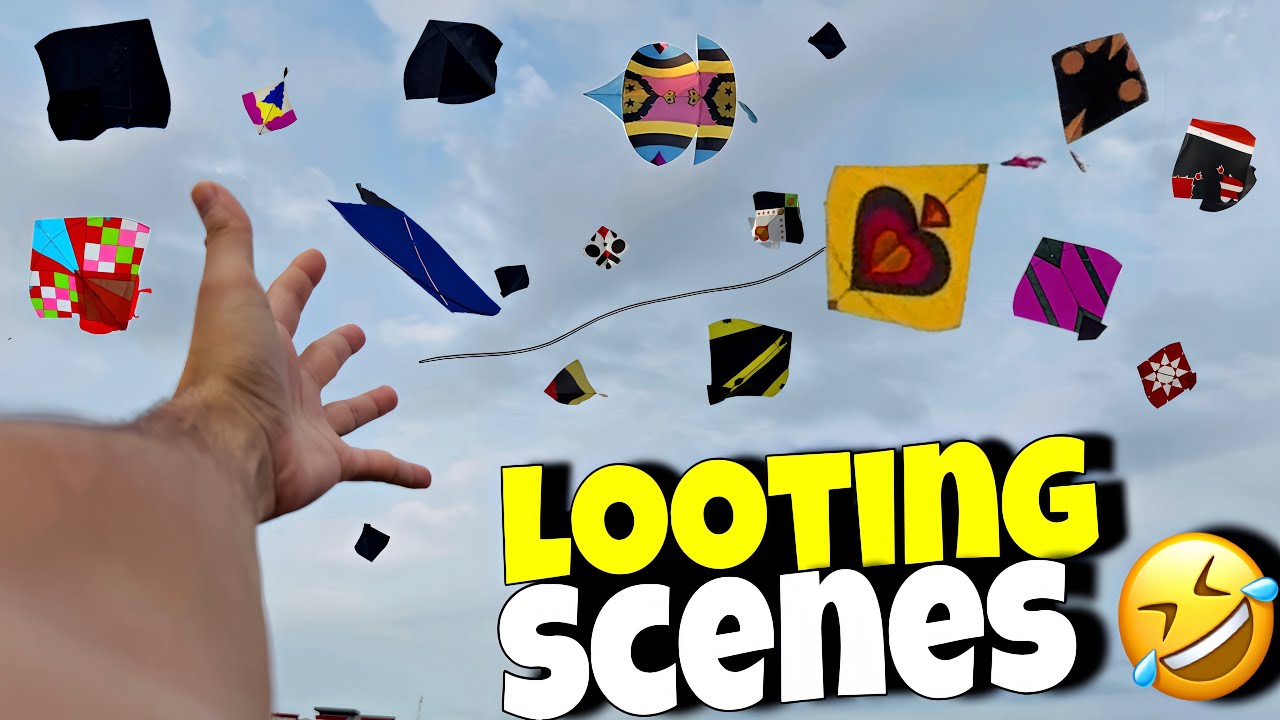 Looting Others Kites From Roftop 😂|| 🏆 Ultimate Kite Looting Challenge|| Maza Agya Aj Toh !
