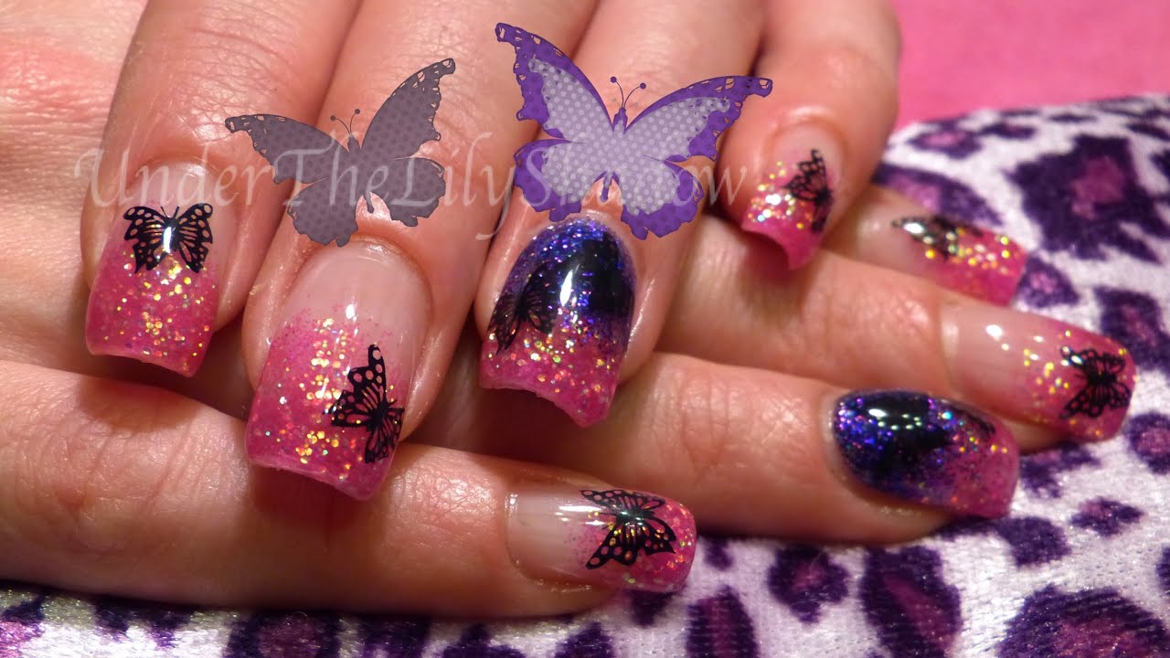 ☆★ Acrylic nails - Mystical Wings ★☆