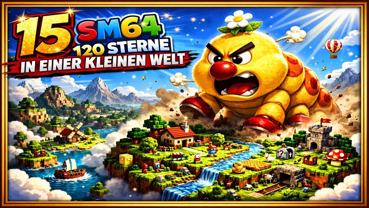 Der WÜTENDE WIGGLER mag keinen Besuch! 😡🍄 | SM64 120⭐ – Folge 15