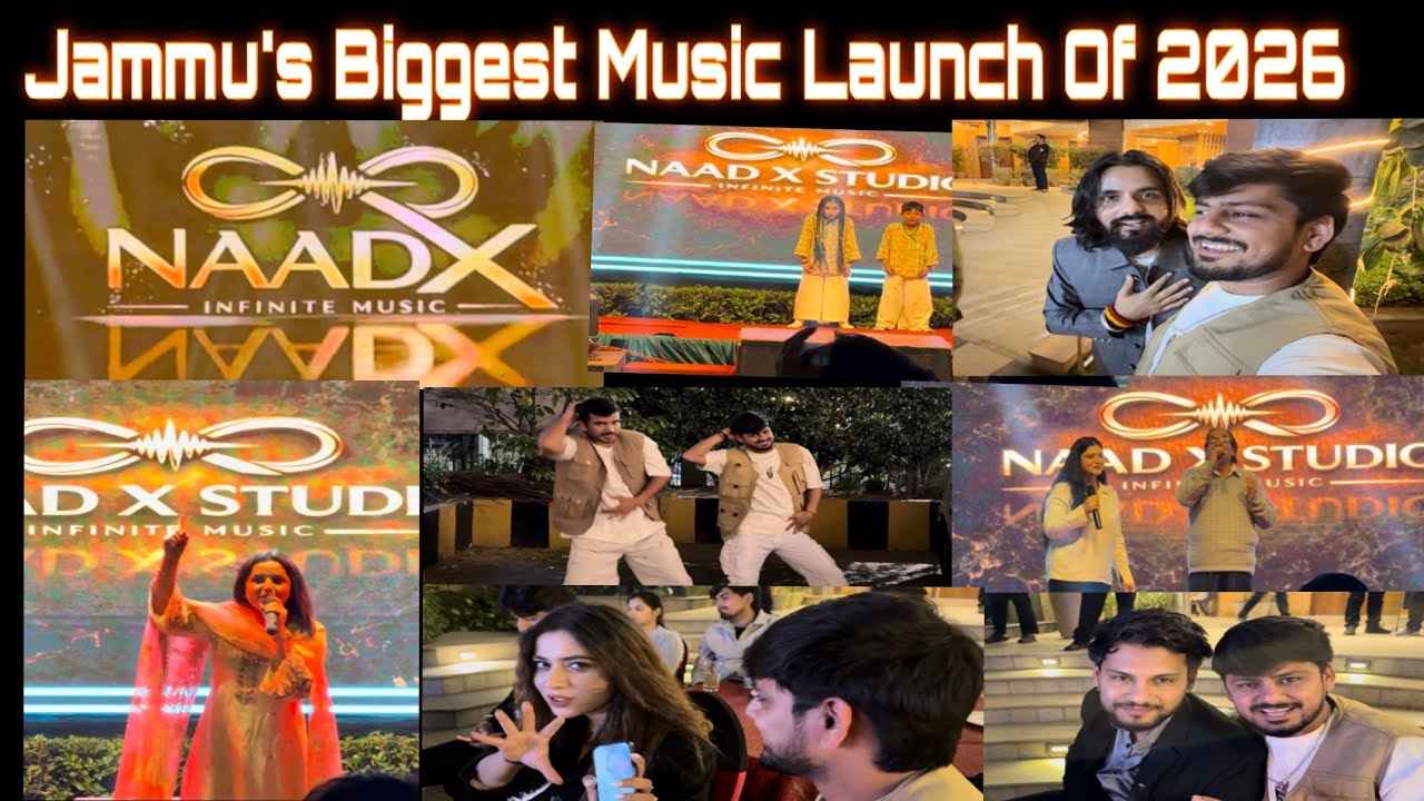 Jammu’s Biggest Music Launch of 2026! 🎶 Naad x Music Event Vlog
