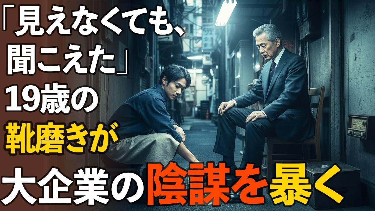目が見えなくても、真実は聞こえた。19歳の靴磨き青年が、大企業の陰謀を暴く感動長編ドラマ【全5話】