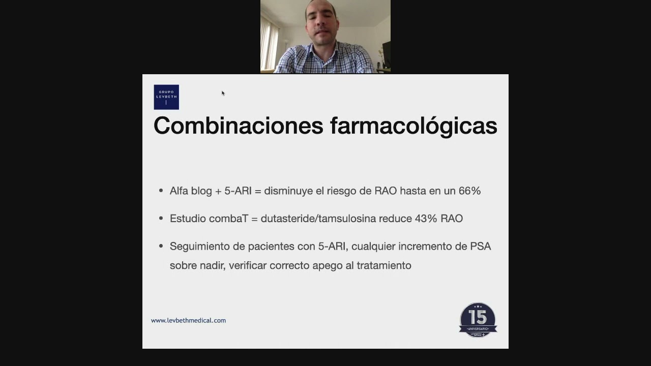 Manejo de S&iacute;ntomas de Tracto Urinario Bajo - Dr. Eduardo Cabeza Bucio