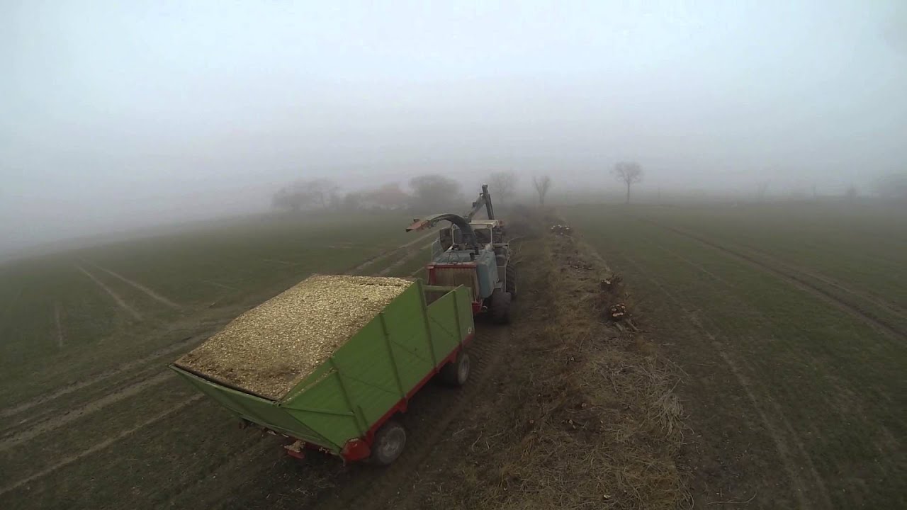 Martensen Maasb&uuml;ll Hackschnitzel H&auml;ckseln /Gopro Hero 3 Black/DJI Phantom