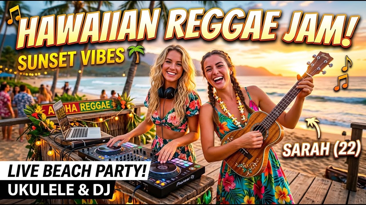Hawaiian Reggae Paradise 🌊 Peaceful Island Reggae Music for Relaxing Moments