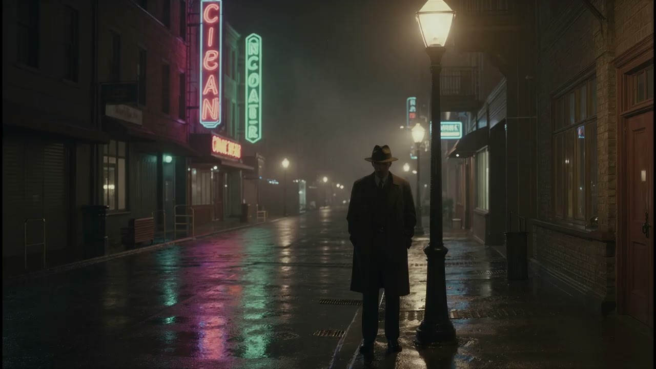 Noir Detective Jazz Piano 🎩 80 BPM Mystery Music | Dark Jazz Background