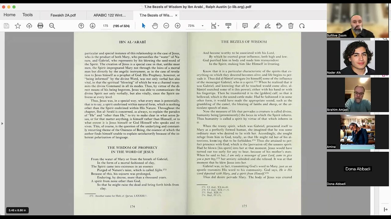 Dr. Ali Hussain: The Spirit of Christ Mass: Jesus & Mary  in Breaths of Ibn al-`Arabi قدس سرّه pt. 4