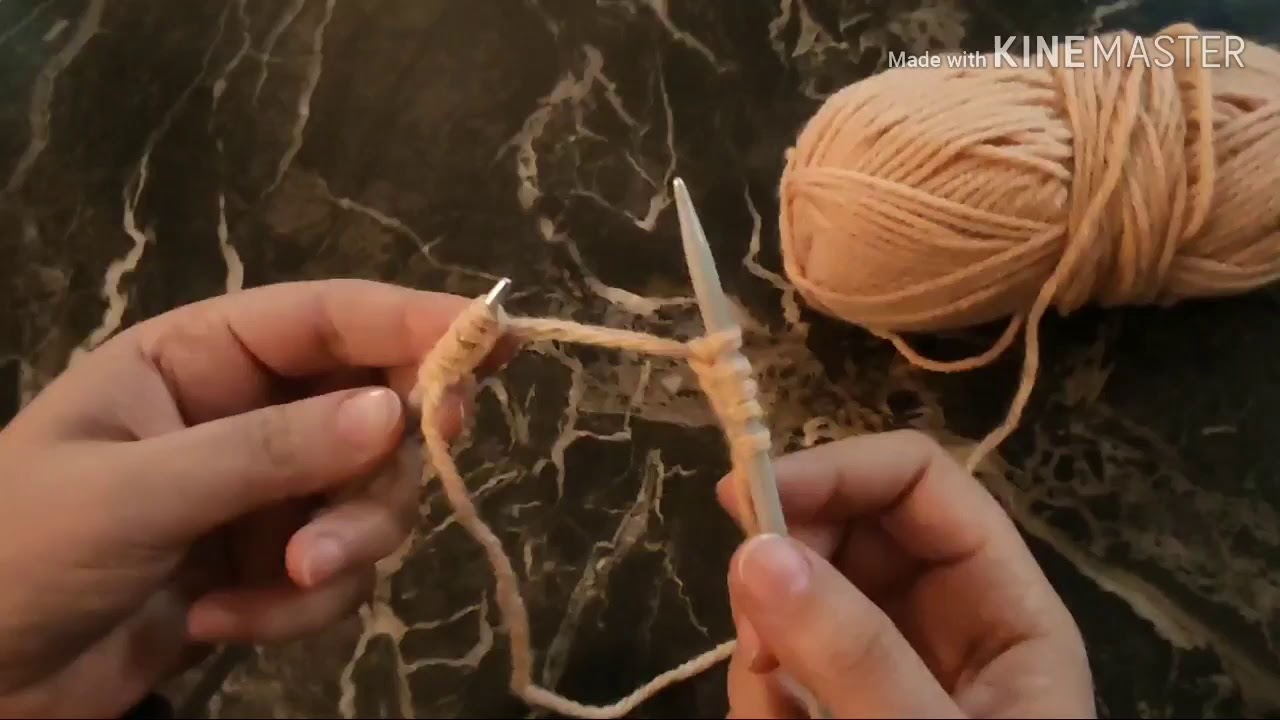 تعليم سطر البداية بأكثر من طريقة في التريكو للمبتدئين