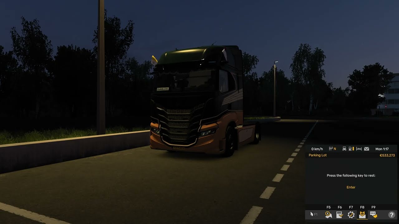 Euro Truck Simulator 2 - Tallin, Estonia to Tromso, Norway at Oulu, Finland