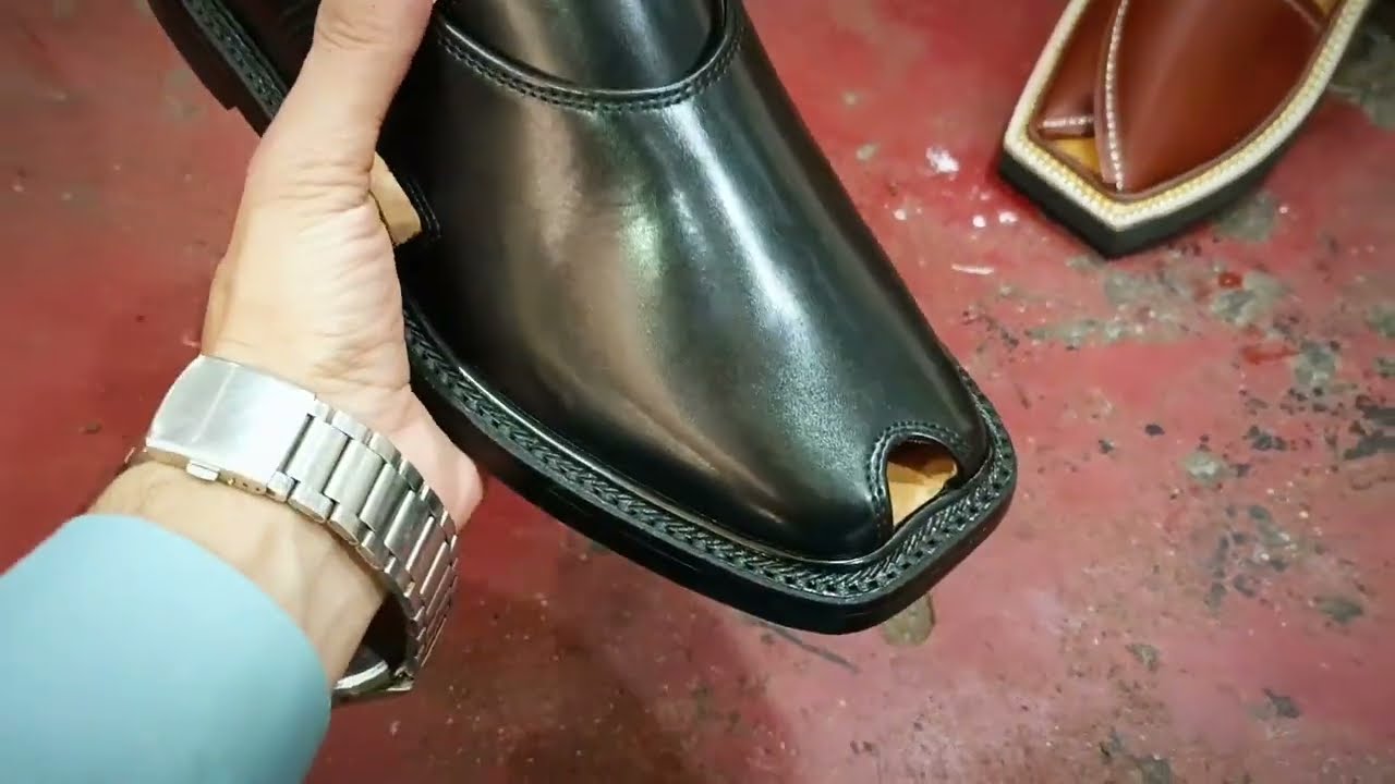 Handmade Peshawari Chappal Boot😍👌 #uniquebrand #leathercraft #mensfashion