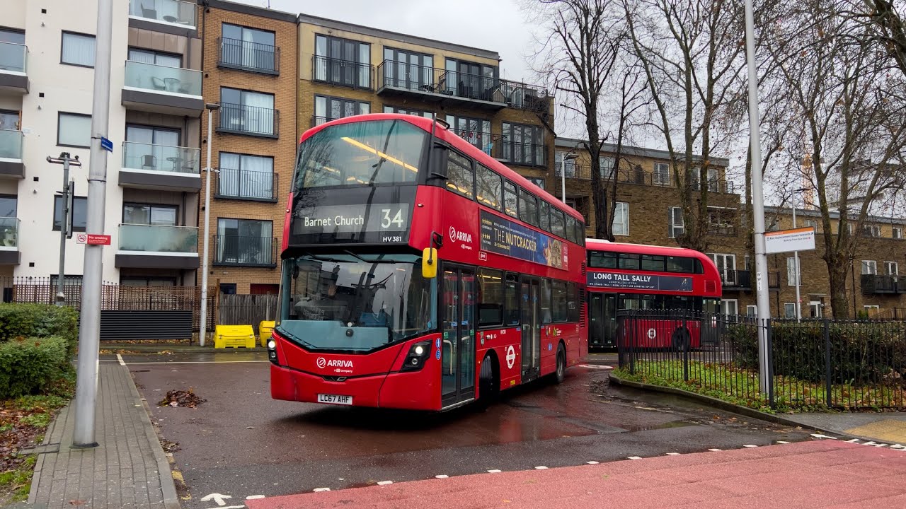 London's Buses at Walthamstow bus station 28th December 2022
