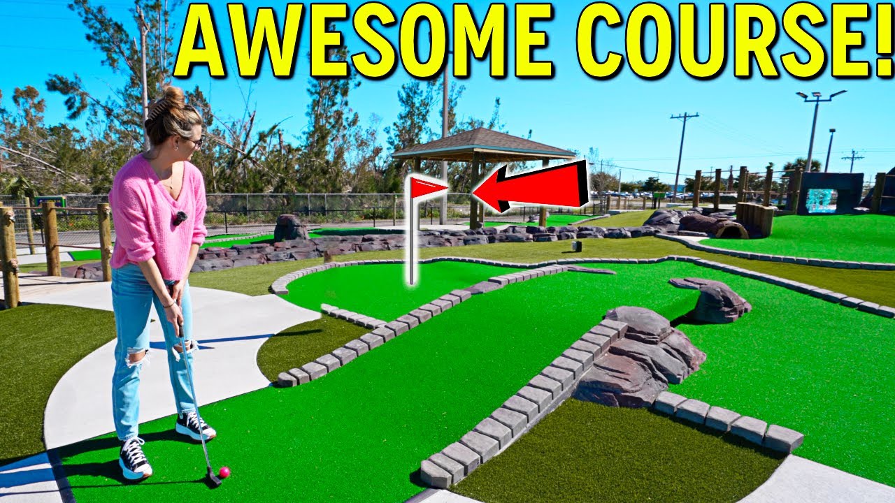 They Built an Awesome Dinosaur Themed Mini Golf Course!
