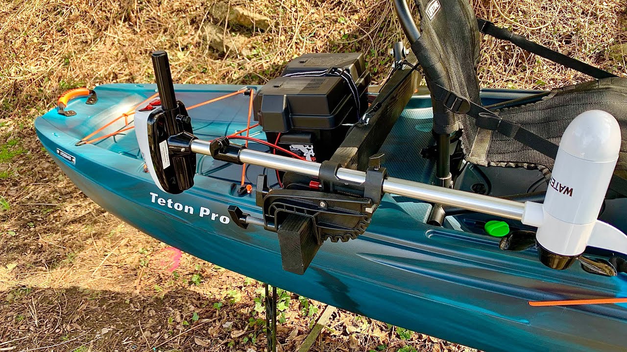 ✅ The Best No Drilling DIY Kayak Trolling Motor Mount