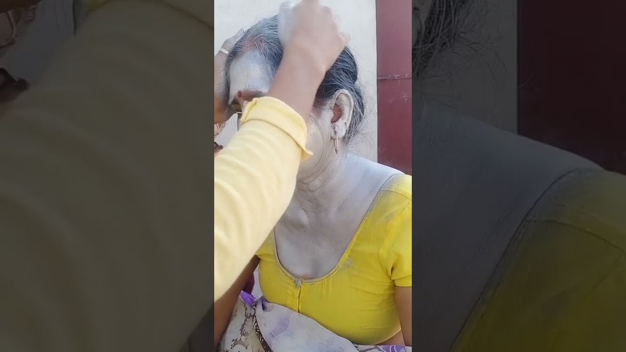 Silver Hair Color Putai Real Holi Video Sample
