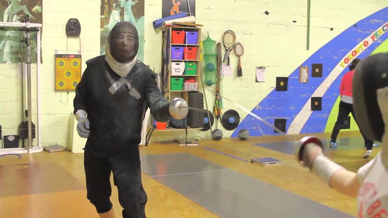 Fencing at TFC - Joanna's Lesson
