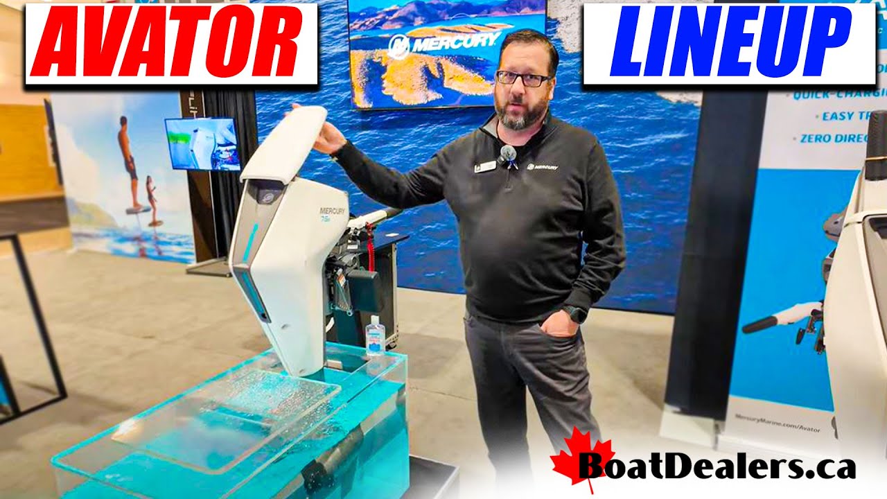 Mercury Marine Avator Lineup of #electric #outboardmotor