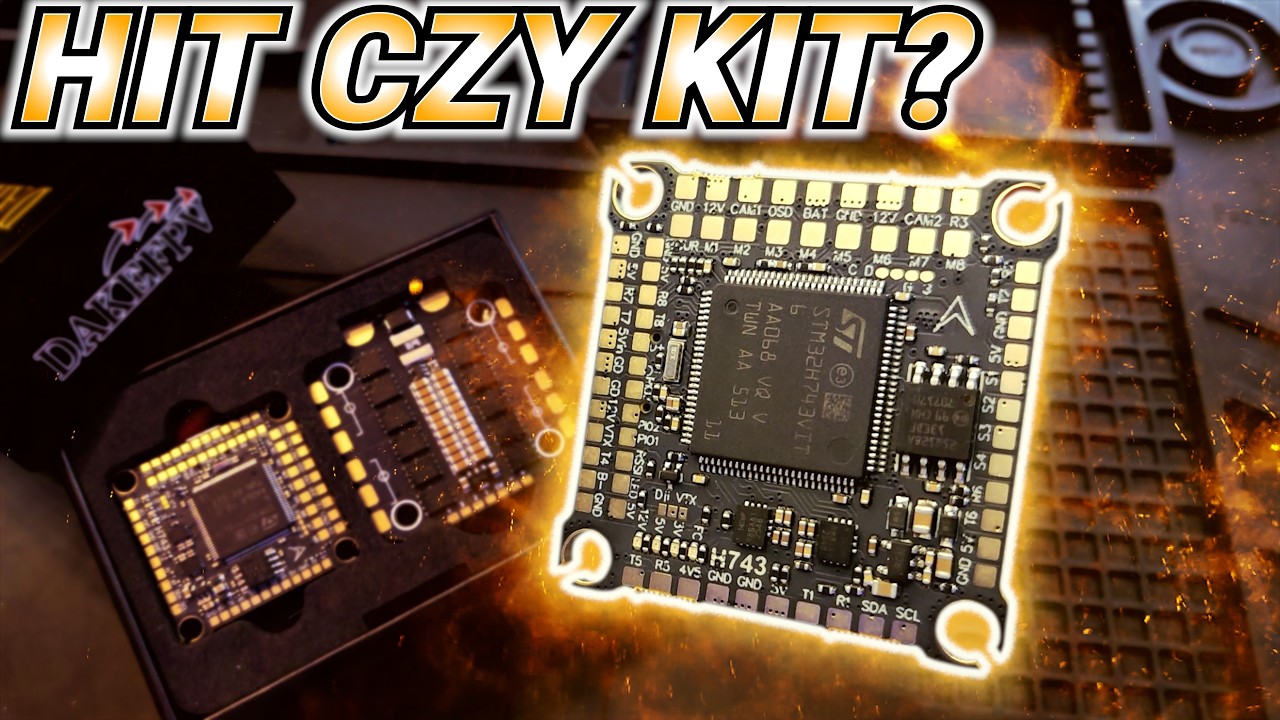 PoDstream Short: Unboxing stacka DakeFPV FC H743, ESC 70A, czy to się nada??