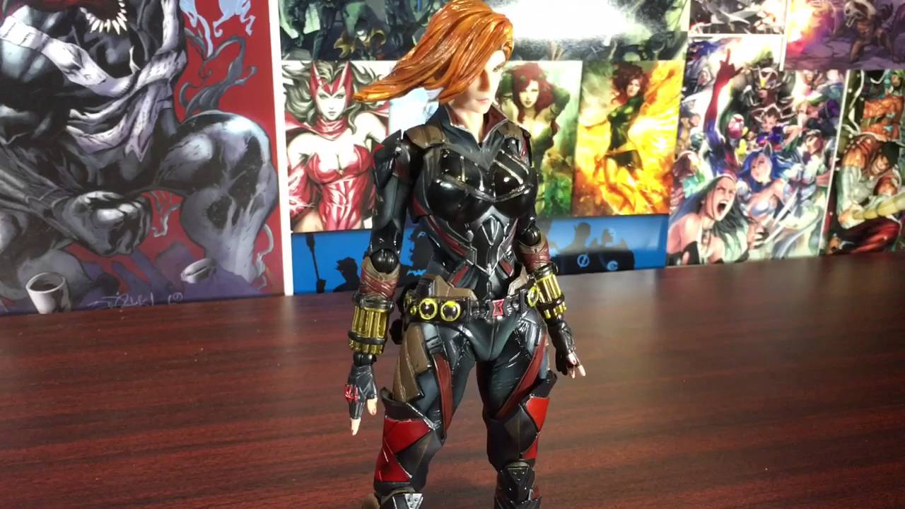 Play Arts Kai Variant Black Widow unboxing and review