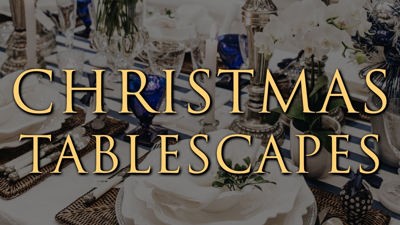 3 Beautiful Festive Tablescape Ideas | Elegant Holiday Table Decorating Tips