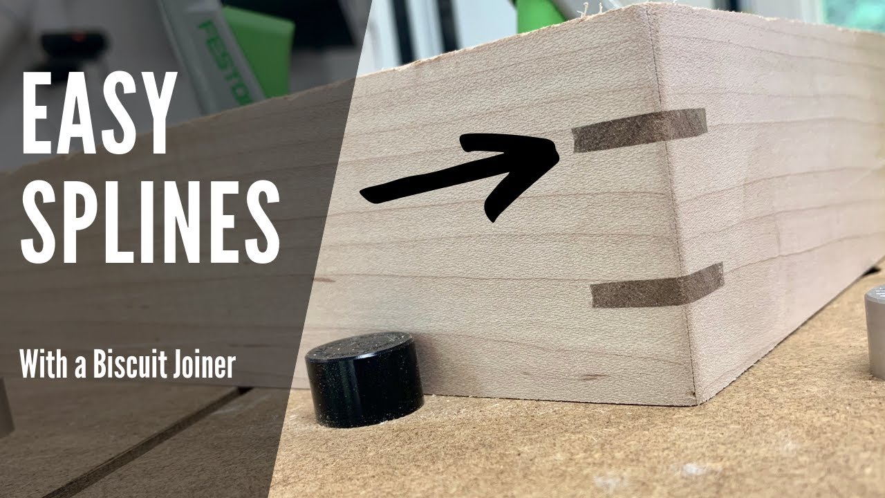 Splines Using a Biscuit Joiner  I  Bents Woodworking