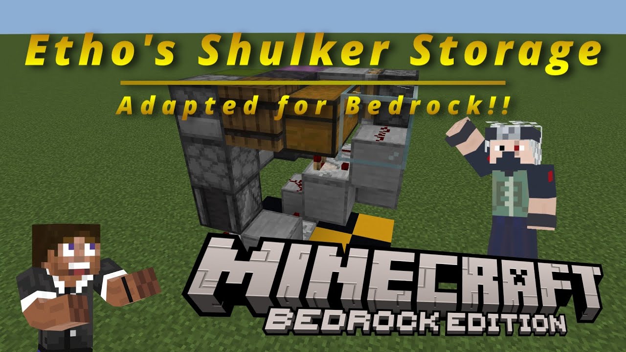 Etho's Shulker Box Storage System - Adapted for Bedrock!