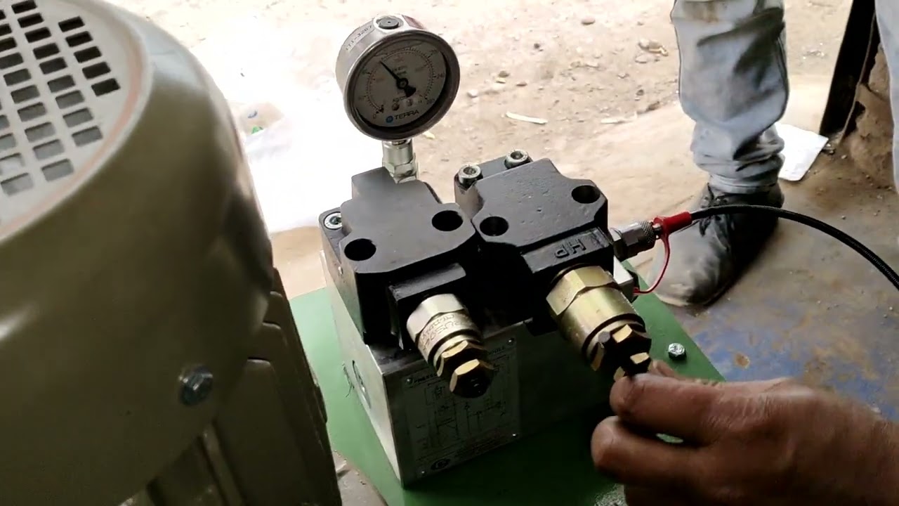 HYDRAULIC POWER PACK Pressure Settings