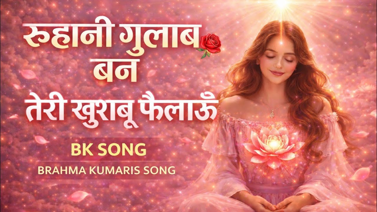 रूहानी गुलाब बन तेरी खुशबू फैलाऊँ 🌹 | BK Song | Brahma Kumaris Meditation Song | Shiv Baba Song |
