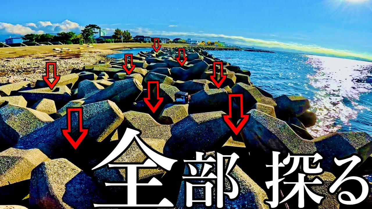 【穴釣り】テトラ帯を全部探ったら爆釣劇が始まった