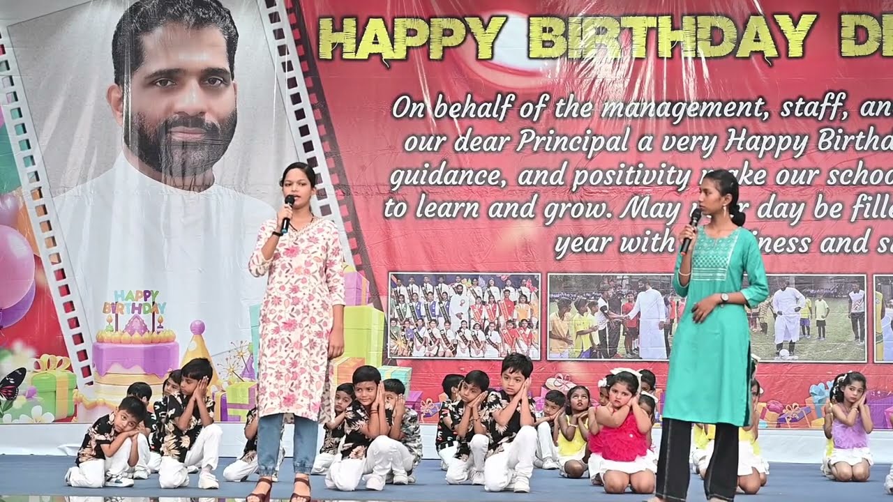 Fr Principal's B'Day - KG Group Dance