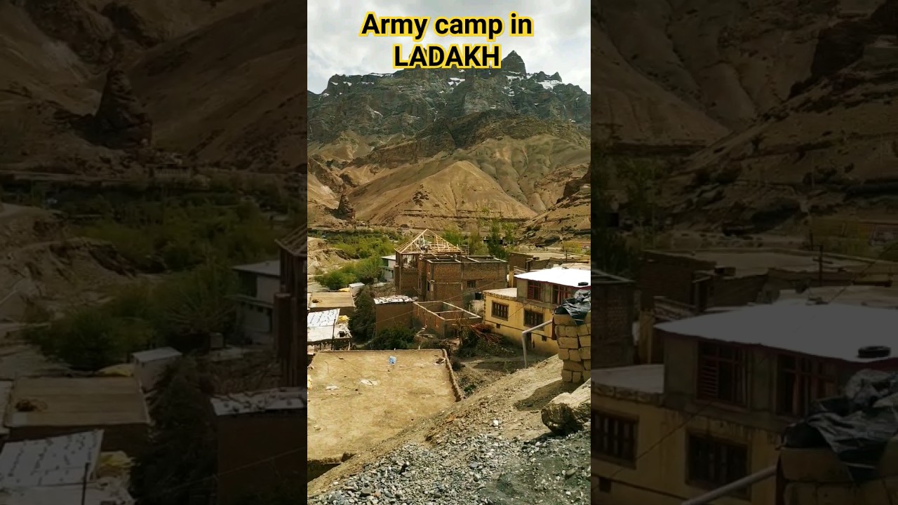 Army camp in LADAKHA #youtubeshorts #viral #trending #shortsvideo #reels #leh #ladakh #youtube