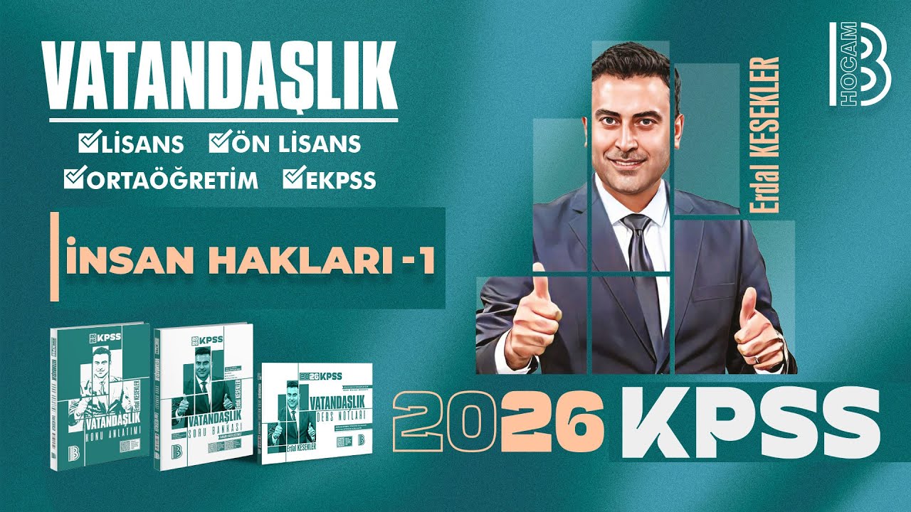 35) 2026 KPSS Vatandaşlık - İnsan Hakları 1 - Erdal KESEKLER