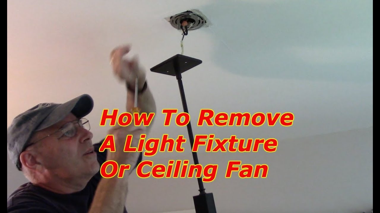 How To Remove A Light Fixture
