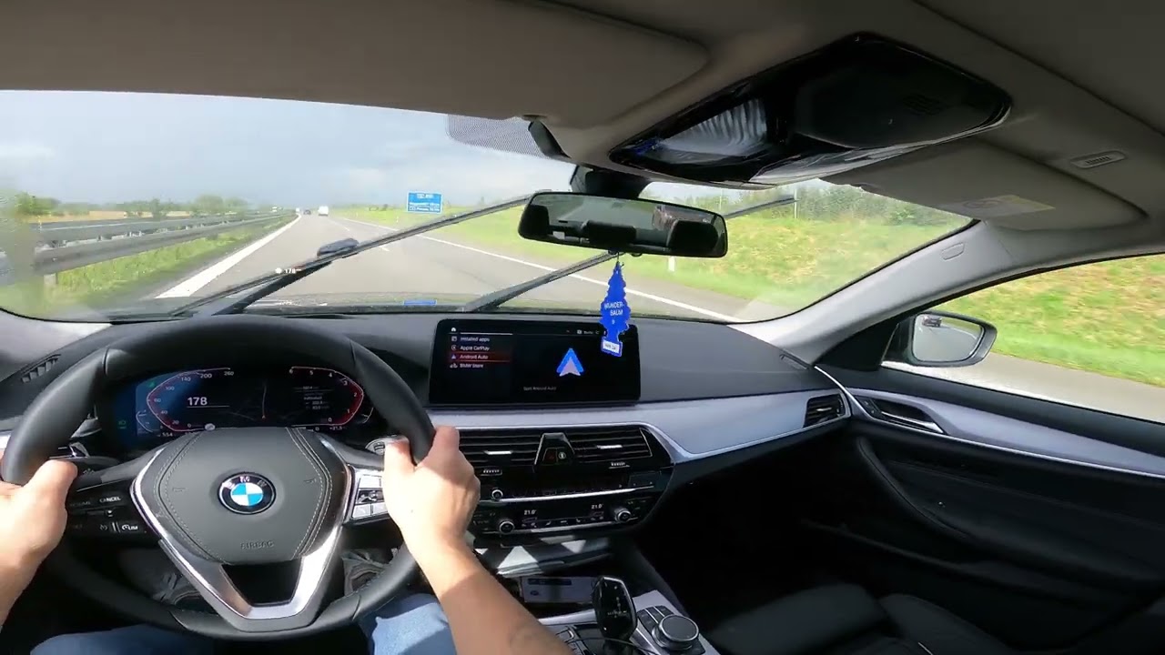 2022 BMW 520d 190 hp highway/autobahn