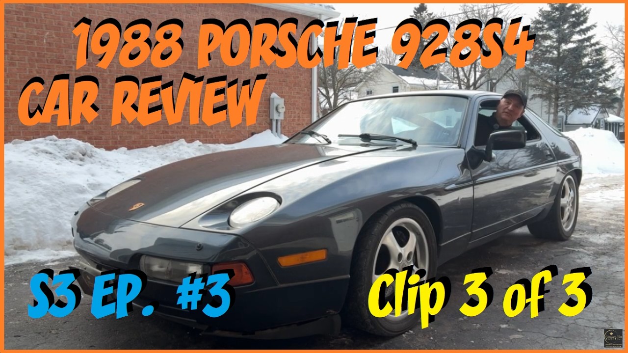 Car Review 3 of 3 INTERIOR & CLOSING 1080p | 1988 Porsche 928S4 | Collector Car Canada Lot 330