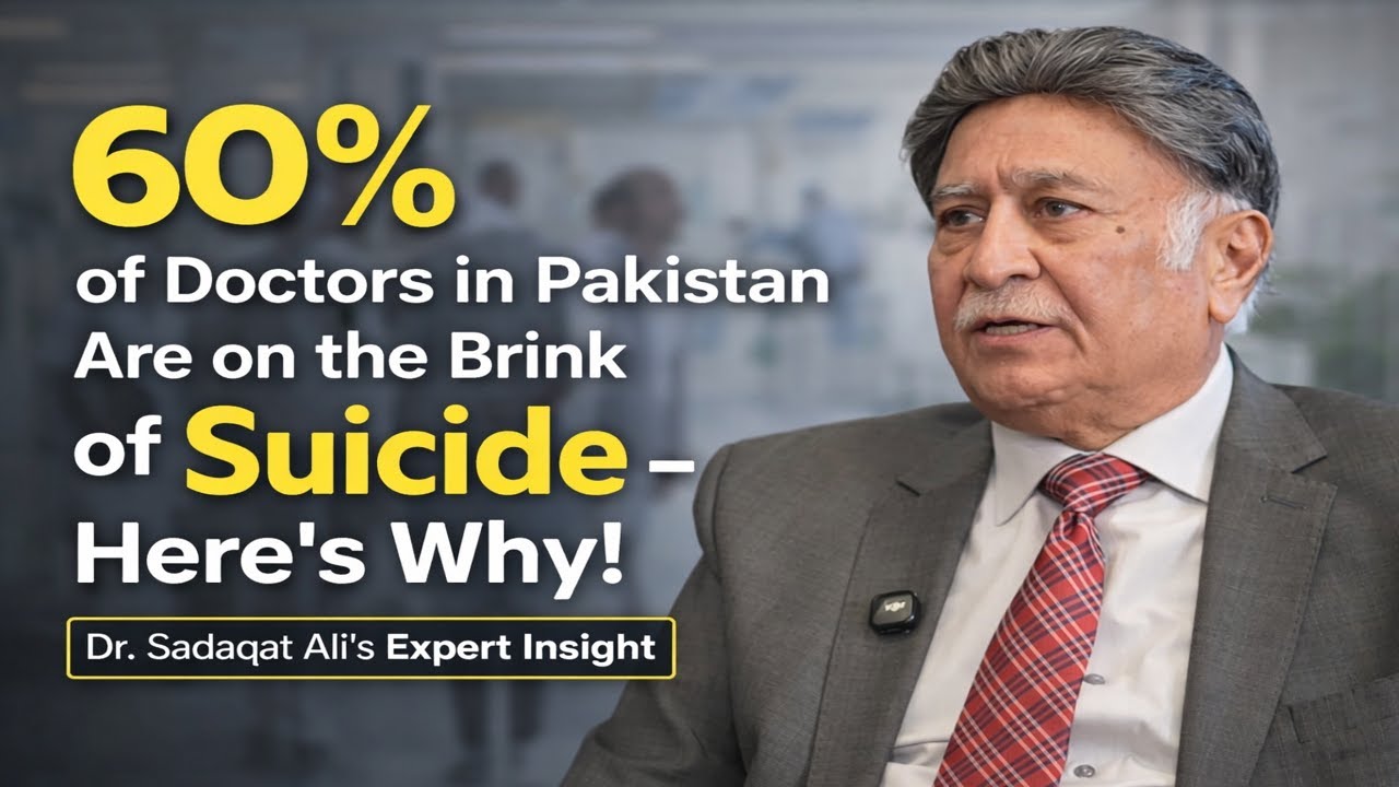 60% of Doctors in Pakistan Are on the Brink of Suicide Here's Why! | Dr. Sadaqat Ali