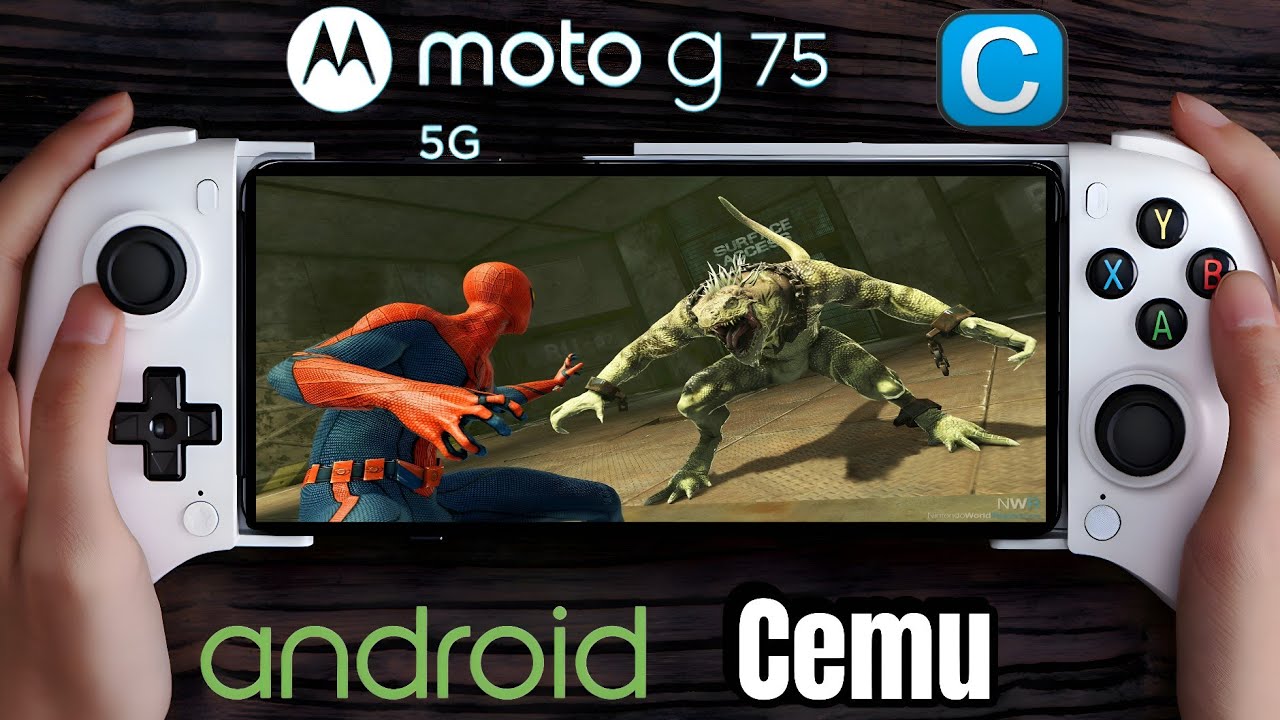 Moto G75 Snapdragon 6 gen 3 Test The Amazing Spider-Man 2 Wii-U Cemu Android 0.3