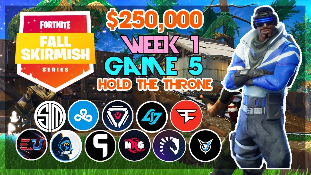 $250,000 🥊Hold the Throne Duo Fall Skirmish🥊 Week 1/Game 5 (Fortnite)